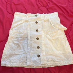 White skirt